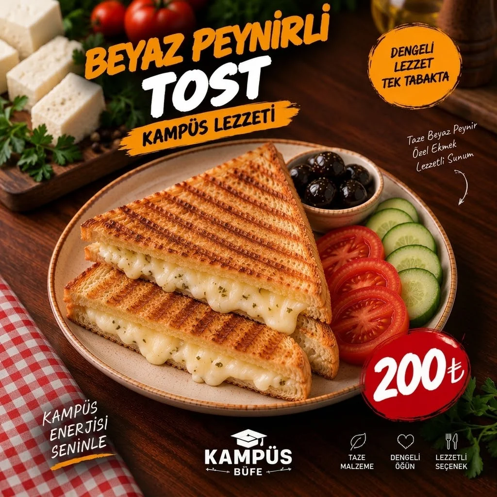 Beyaz Peynirli Tost