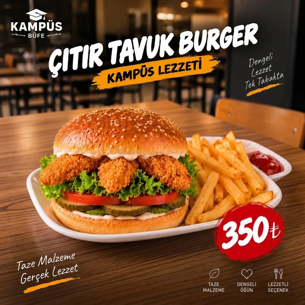 Çıtır Tavuk Burger
