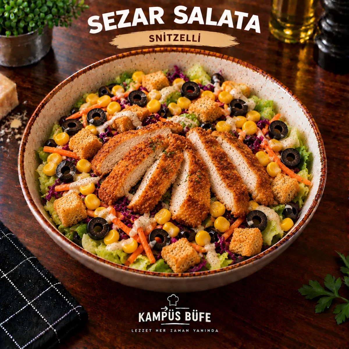 Schinitzel Salata Bowl